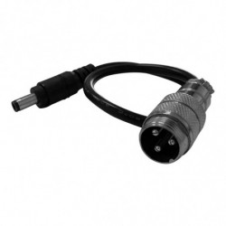 Ligne convertisseur GX16-3P Male - DC 5.5 2.5mm mâle