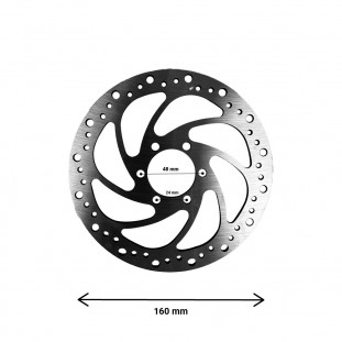 Disque de frein 160mm 2.8mm entraxe 48mm