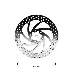 Disque de frein 160mm 2.8mm entraxe 44mm